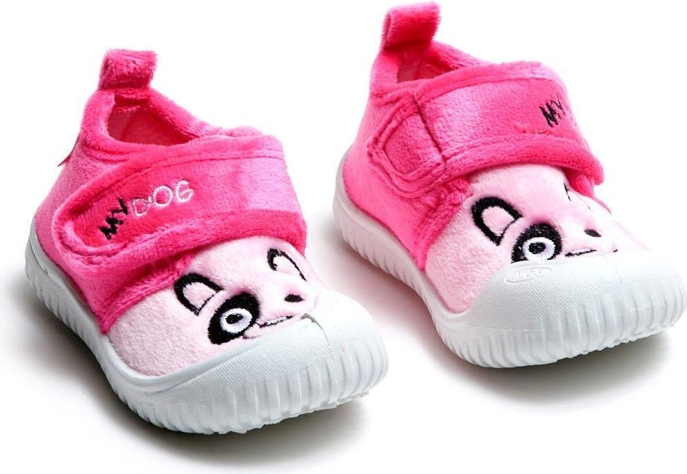 Gezer 3198 Pembe Fuşya Köpek Çocuk Kreş Anaokulu Panduf görsel 4