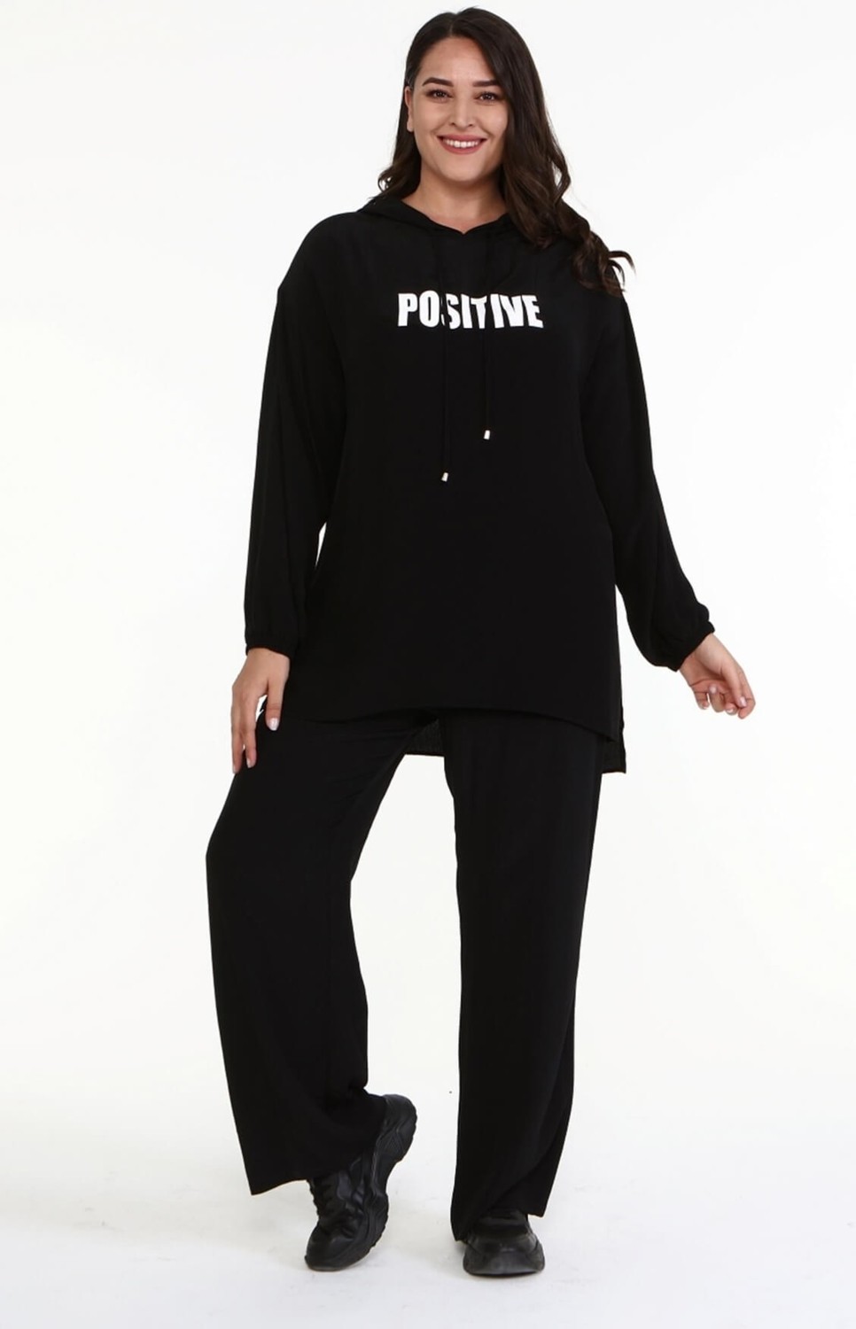 Myline Baskılı Kapüşonlu Sweatshirt görsel 5