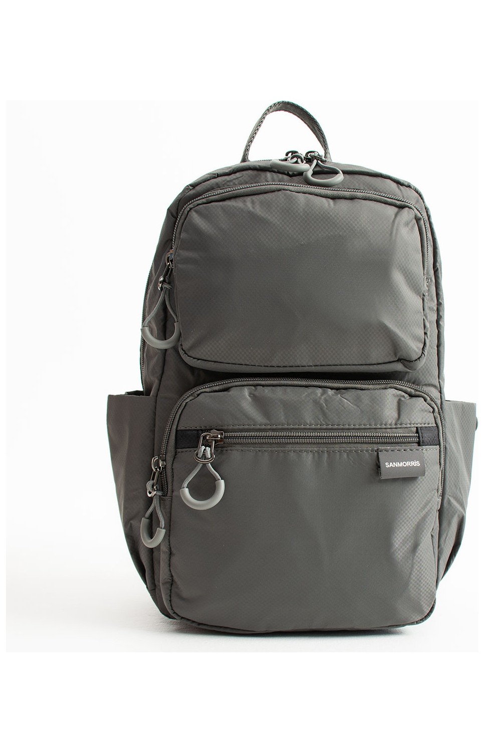 Viatox Vs 6032 Unisex Suya Dayanıklı Paraşüt Kumaş 5 Bölmeli Laptop Bölmeli Seyahat ve Okul Çantası Siyah görsel 3