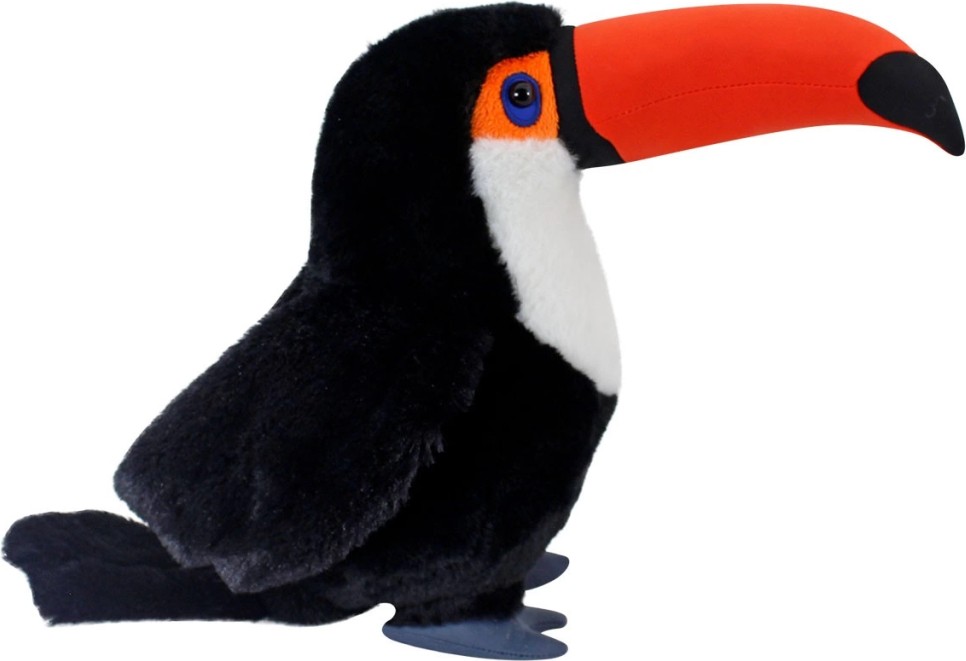 Dorasan Peluş Tukan Kuşu 35 cm görsel 2