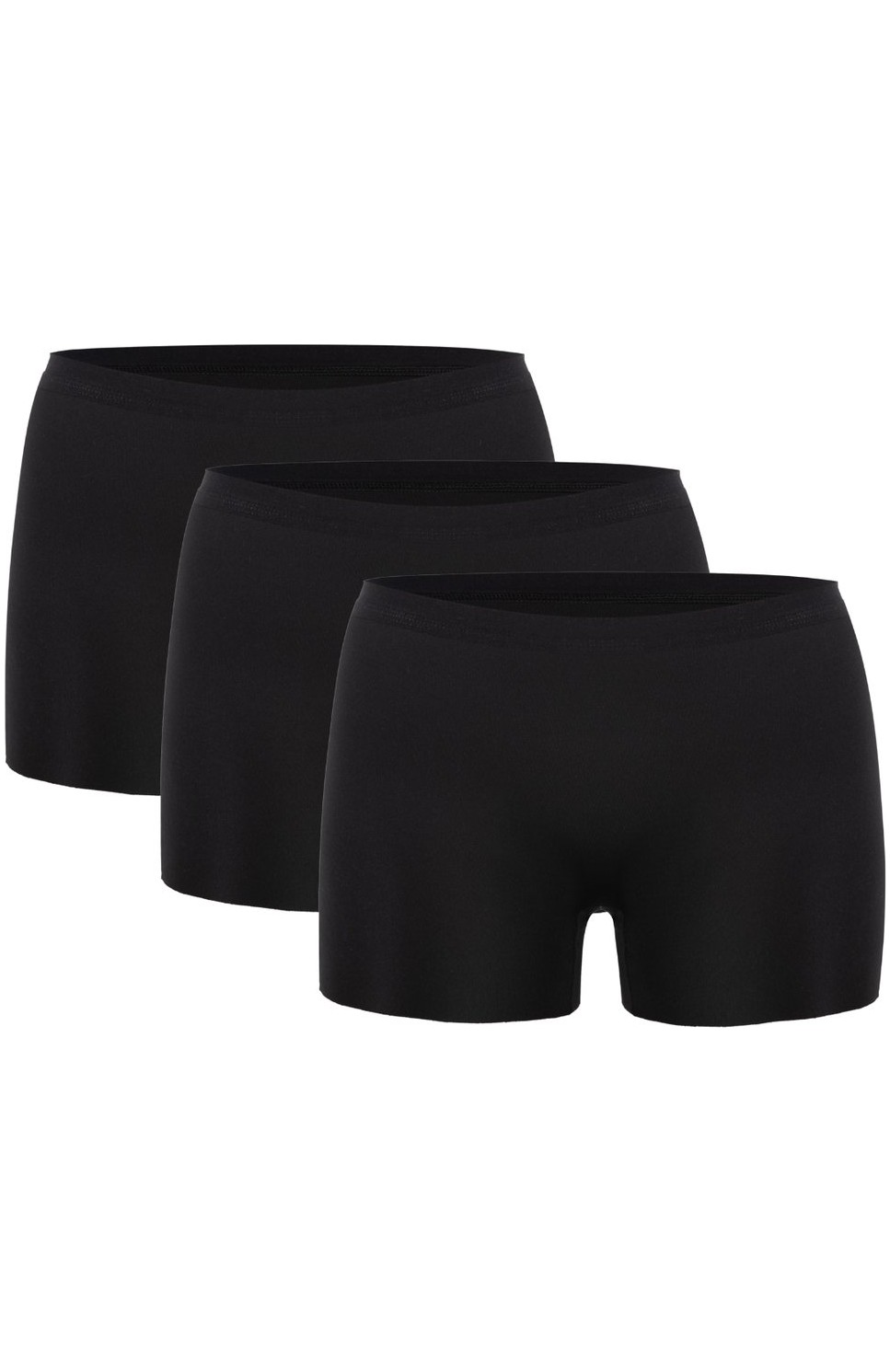 Arma Yıldız Basic Lazer Kesim Dikişsiz Kadın Boxer Külot 3'lü Paket görsel 2