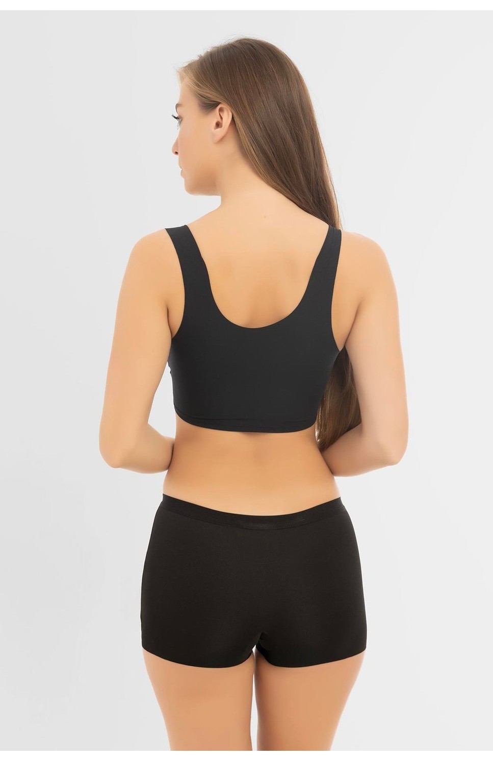 Arma Yıldız Basic Lazer Kesim Dikişsiz Kadın Boxer Külot 3'lü Paket görsel 6