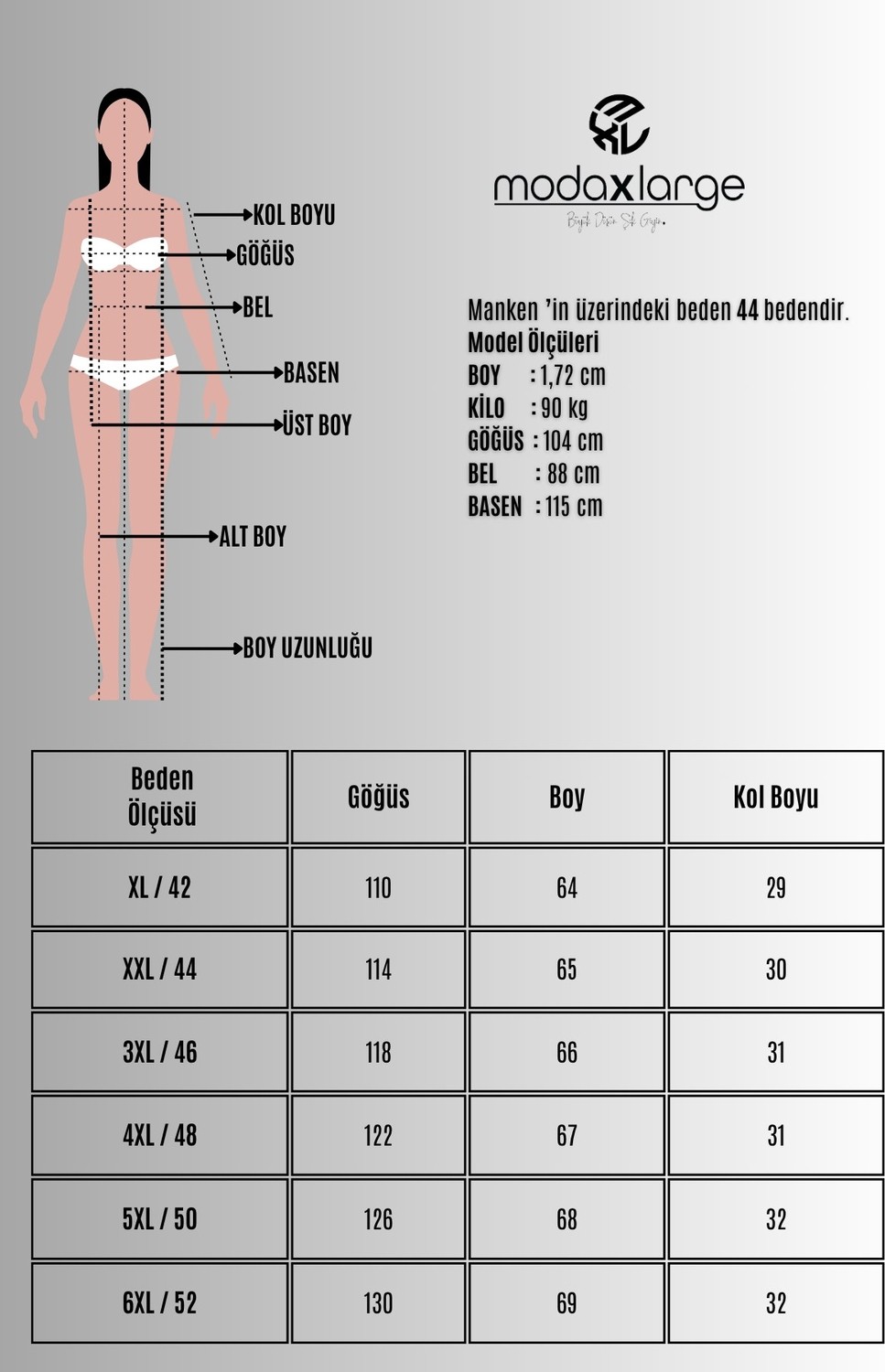 Koza Butik Kadın Büyük Beden Kısa Kollu V Yaka Taş Detaylı Bluz 2051-26 görsel 8