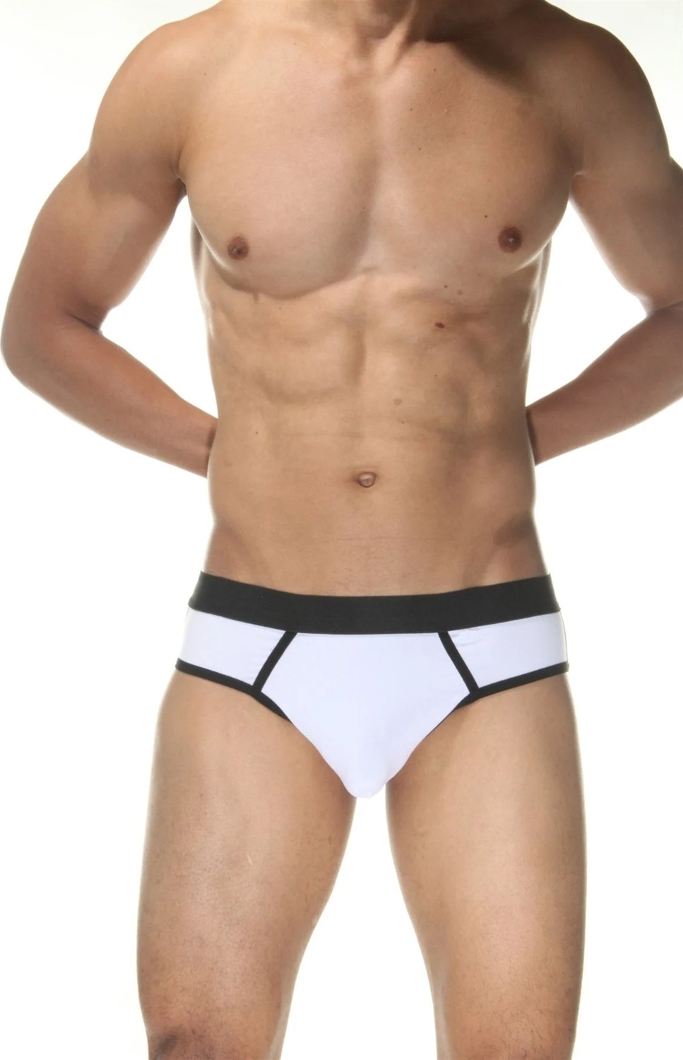 bebekokusu Beyaz Jockstrap Fantezi Iç Giyim görsel 5
