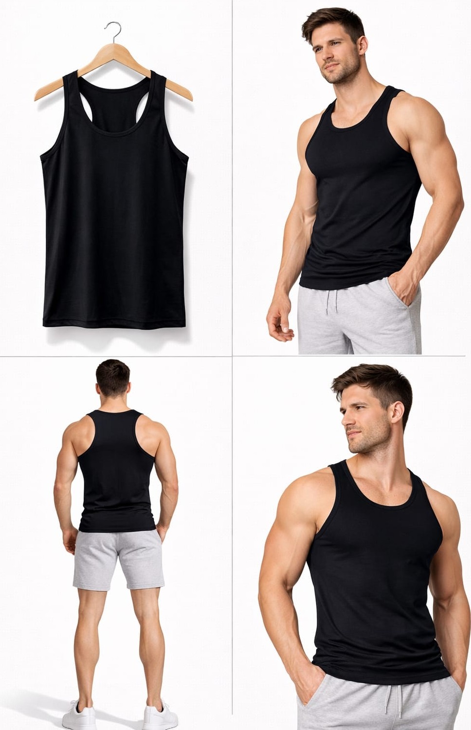 Castellotex Erkek Slim Fit Atlet görsel 8