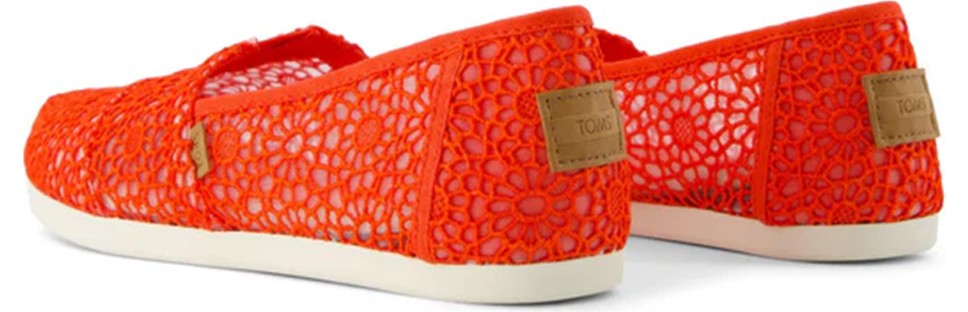 Toms Kadın Espadril / Keten 10016241 10016254 10021935 Toms Alpargata Classic Moroccan Crochet görsel 5