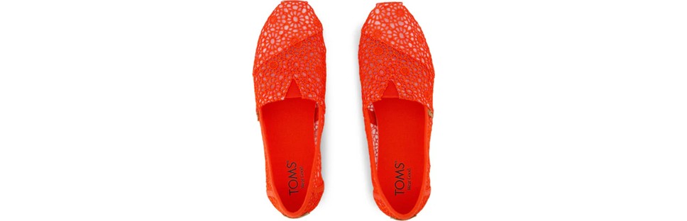 Toms Kadın Espadril / Keten 10016241 10016254 10021935 Toms Alpargata Classic Moroccan Crochet görsel 6