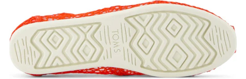 Toms Kadın Espadril / Keten 10016241 10016254 10021935 Toms Alpargata Classic Moroccan Crochet görsel 7