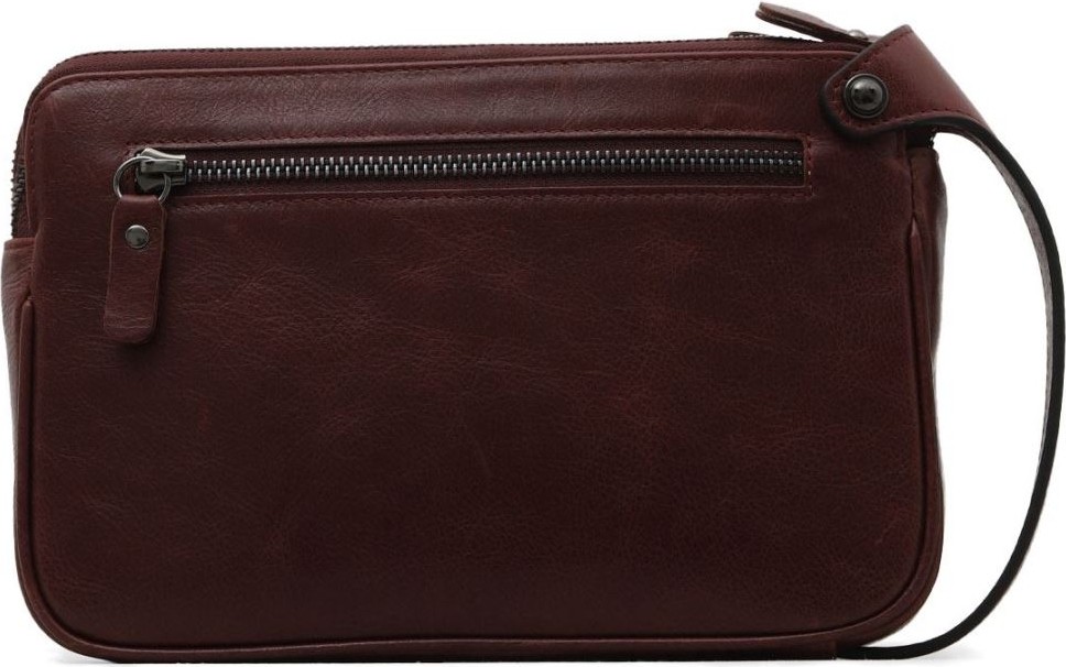Bueno Shoes Bordo Deri Erkek El Çanta 01MEC5003 01MEC5003 görsel 3