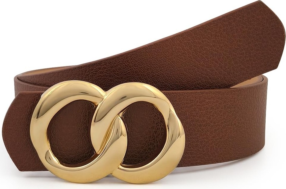 1001 Sonsuzluk Gold Tokalı Kadın Kemer 3.5 cm