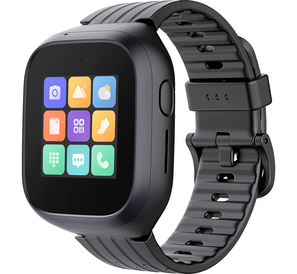 Resim Xee Kids-13 Sim Kartlı Konum Takipli Görüntülü Konuşmalı Akıllı Çocuk Saati Siyah 