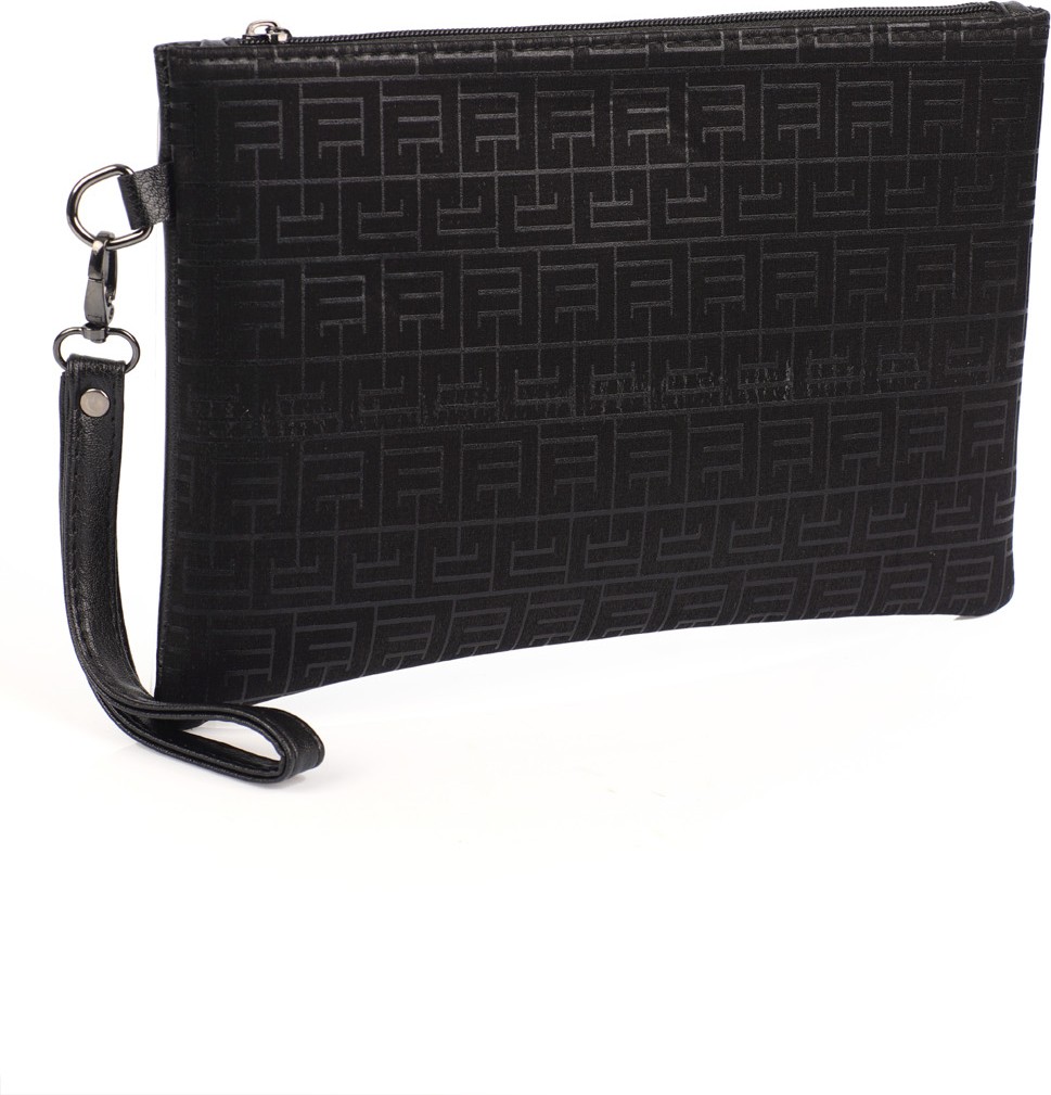 Capone Outfitters Saten Labirent Desenli Paris Kadın Clutch Çanta görsel 2