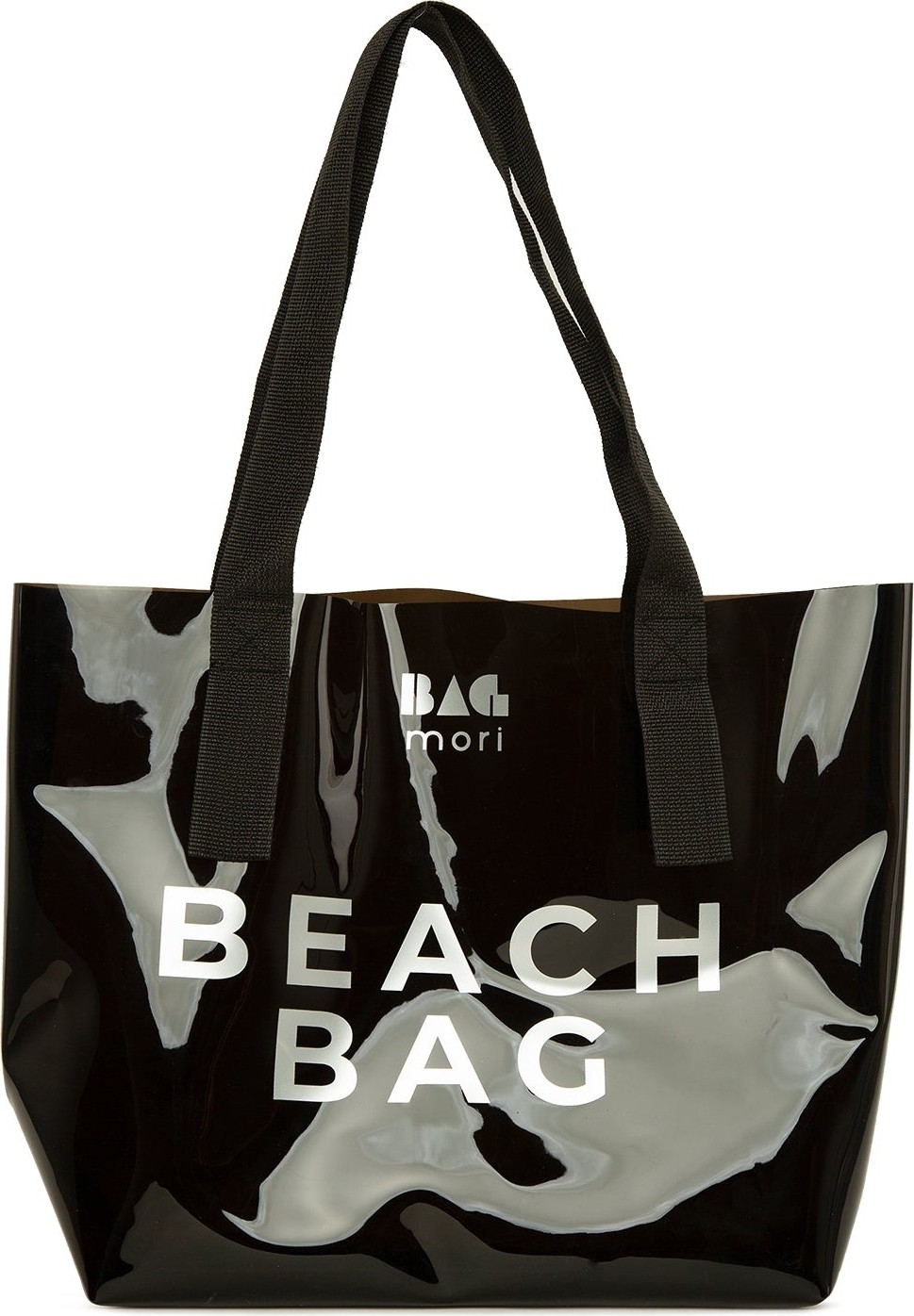 Bagmori Vizon Beach Bag Baskılı Şeffaf Plaj Çantası