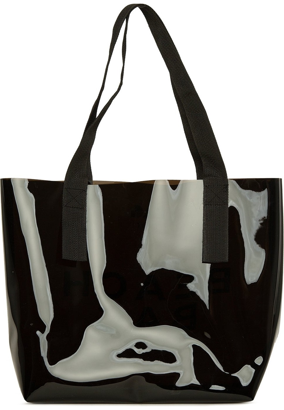 Bagmori Vizon Beach Bag Baskılı Şeffaf Plaj Çantası görsel 6