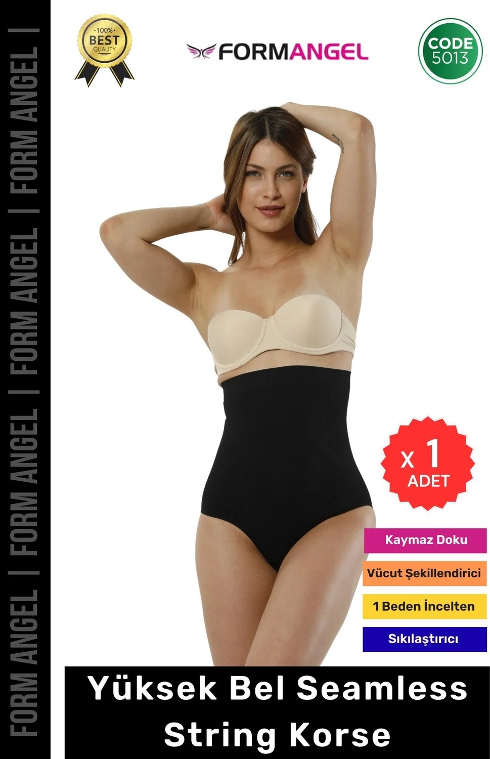 Form Angel Yüksek Bel String Korse