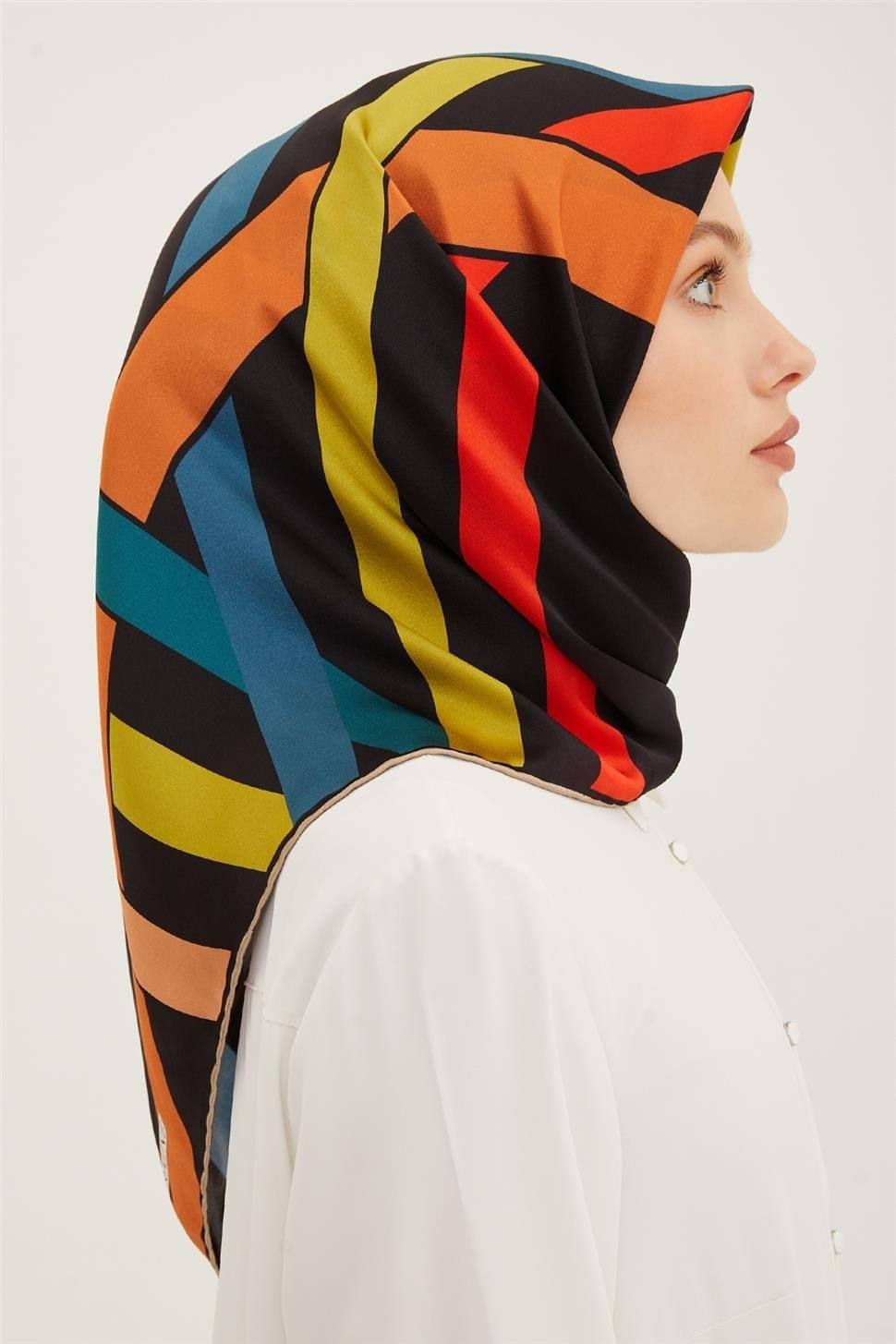 Armine Twill İpek Eşarp 23Ya8923 53 görsel 2