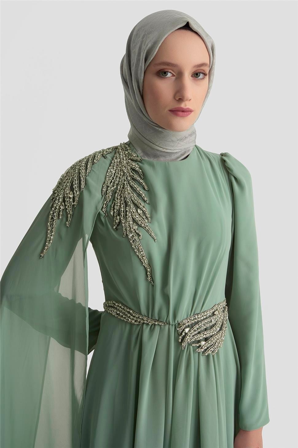 Armine Abiye 25YD9183 Mint görsel 4
