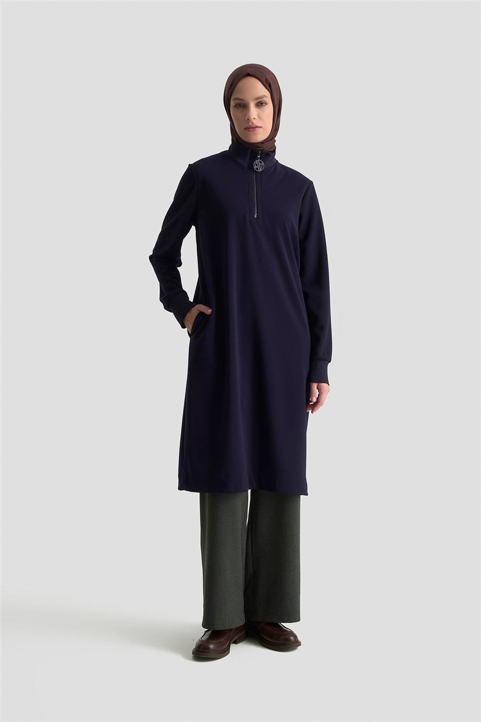Armine Tunik ORT412 Lacivert