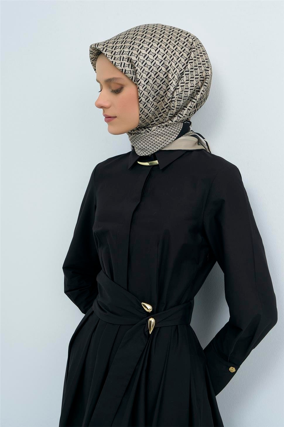 Armine Saf Ipek Twill Eşarp 9502D 03 görsel 2