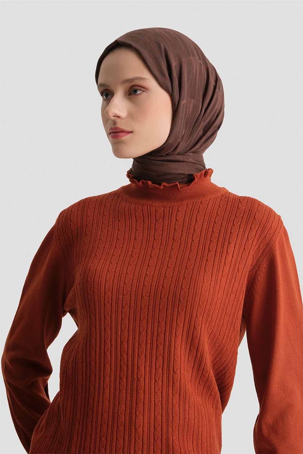 Armine Triko Penye 25KD2901 Kiremit