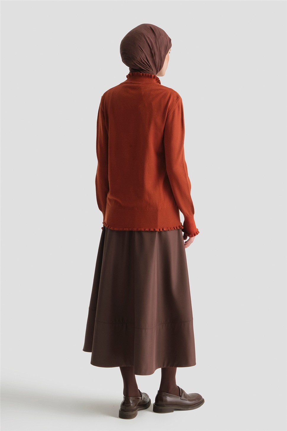 Armine Triko Penye 25KD2901 Kiremit görsel 4