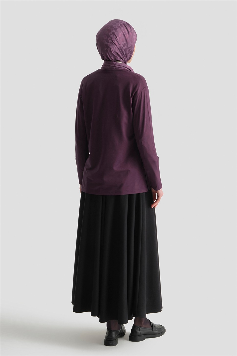 Armine Penye 24YD9021 Mürdüm görsel 4
