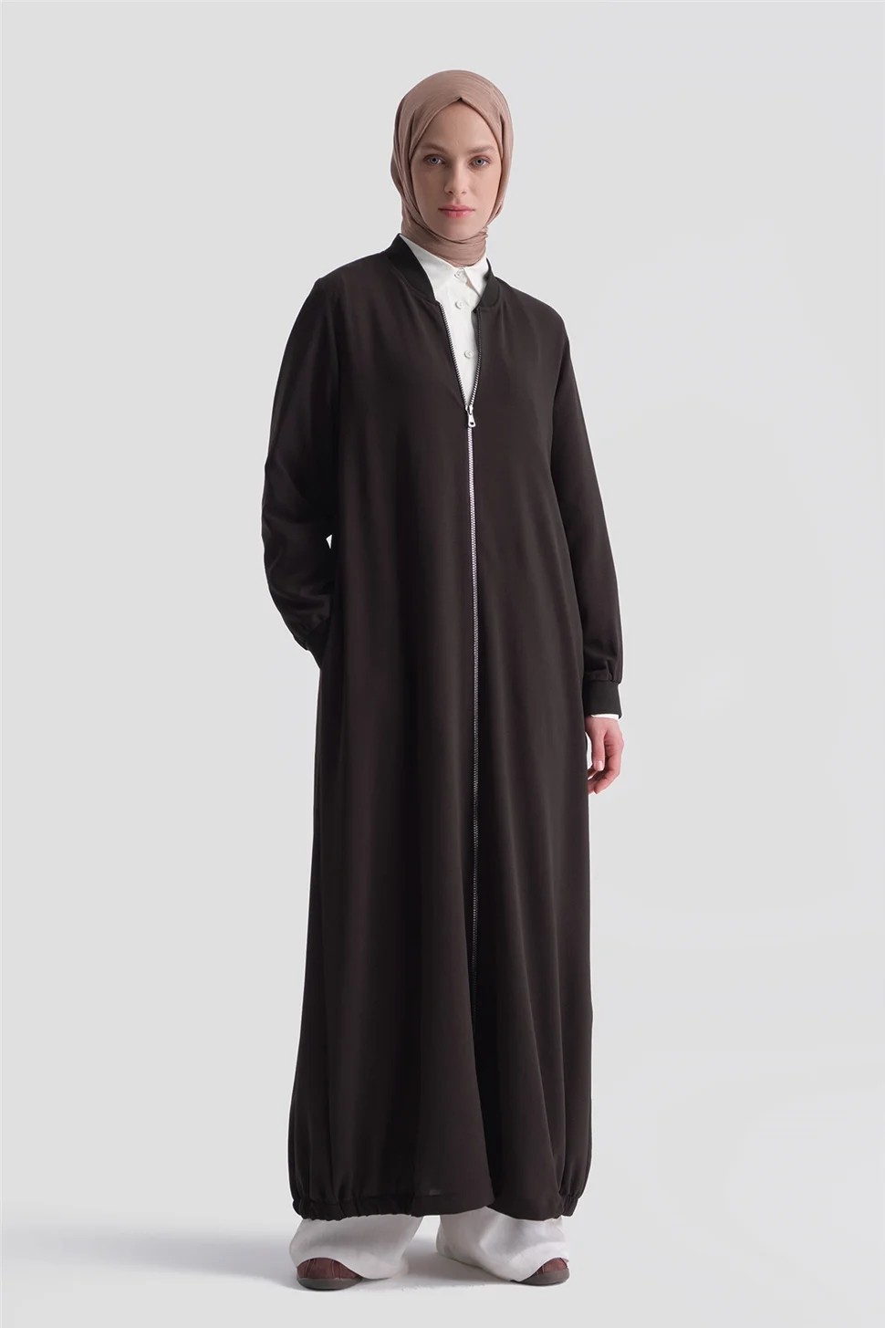 Armine Basic Ferace Kahve görsel 2