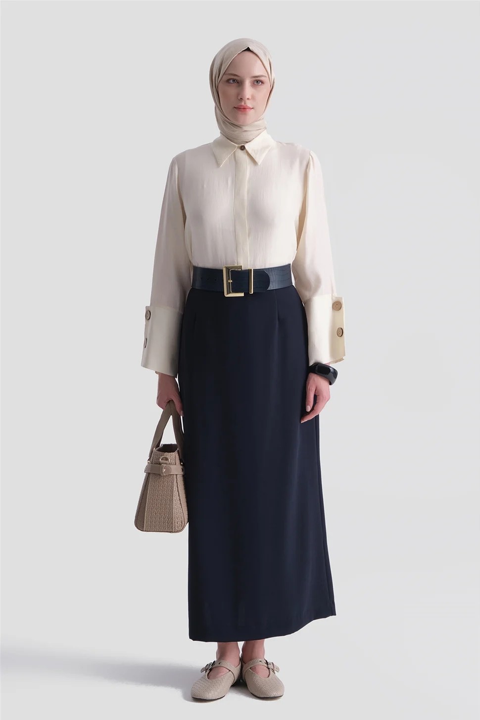 Armine Basic Kalem Etek Lacivert