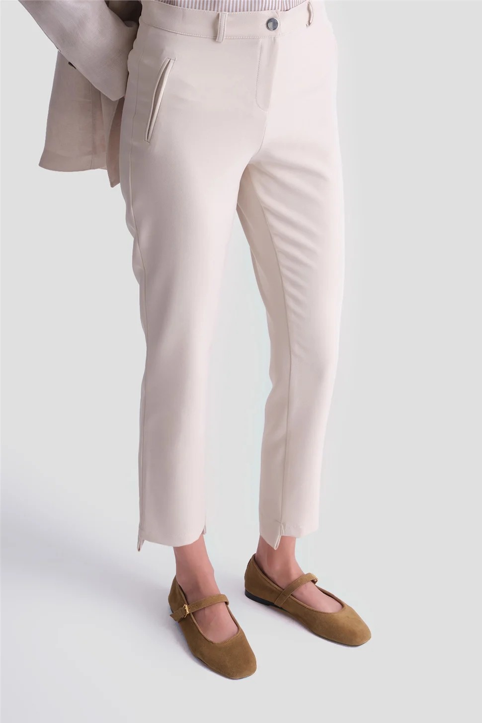 Armine 26Y2435 Armine Pantolon Bej görsel 4