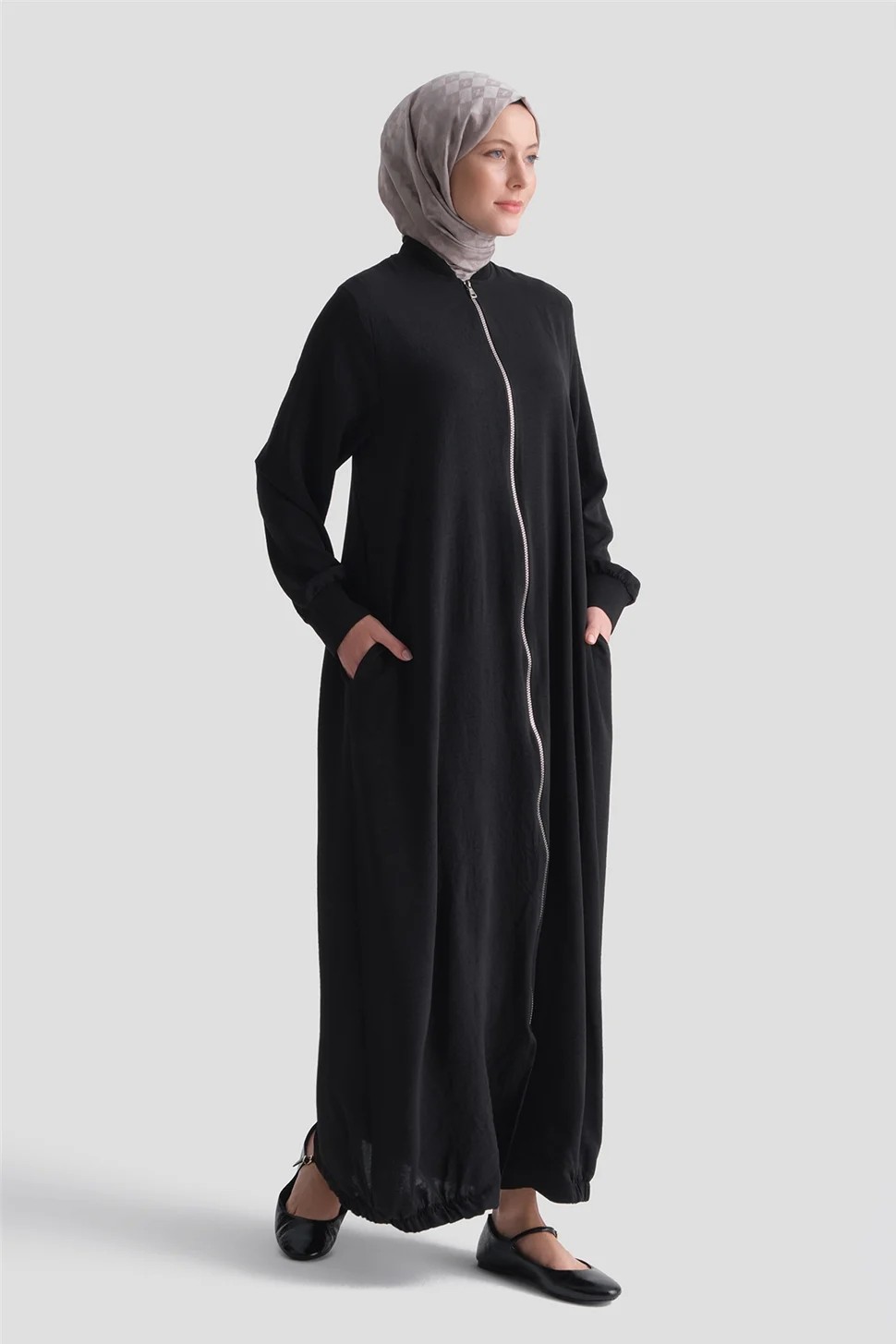 Armine Basic Ferace Siyah görsel 2