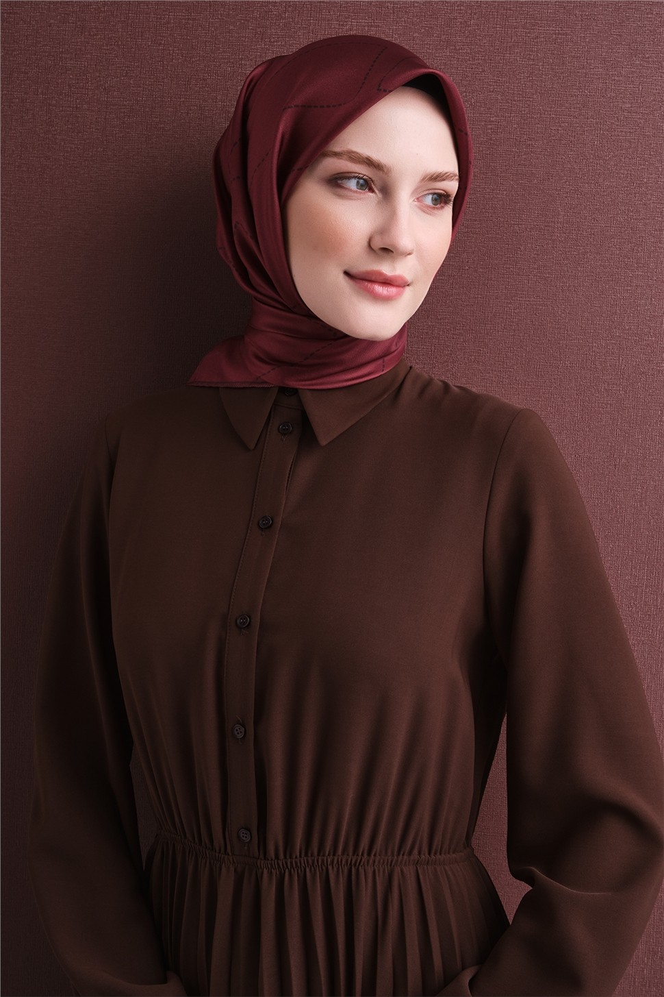 Armine Saf İpek Twill Eşarp 9642D 37 görsel 2