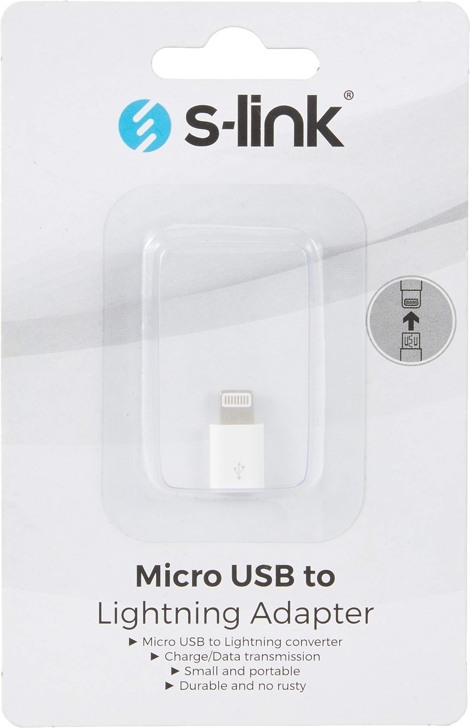 Die Grup S-Link SL-TA10 Microusb 5pin F To Lightning M Çevirici