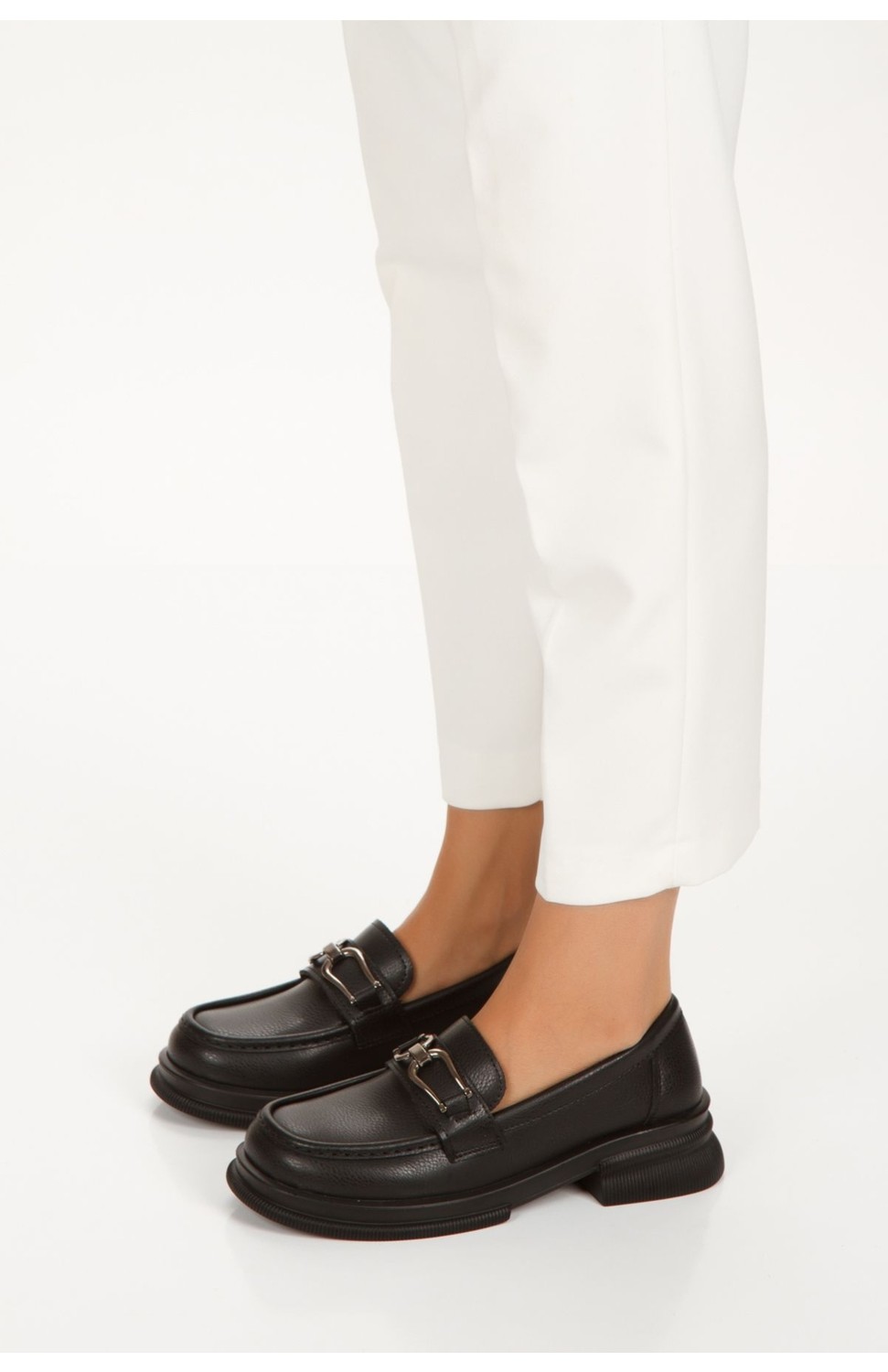İnyola Shoes Kadın Toka Detaylı Oxford Ayakkabı 4050 görsel 2