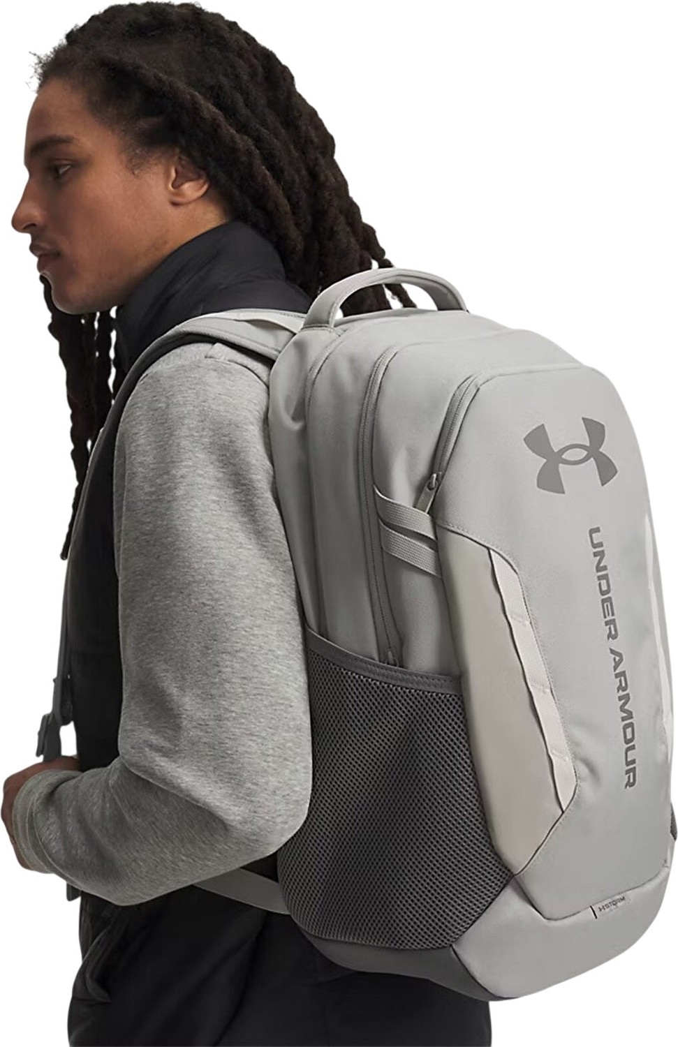 Under Armour Ua Hustle 6.0 Backpack Gri-Gri Unisex Sırt Çantası görsel 5