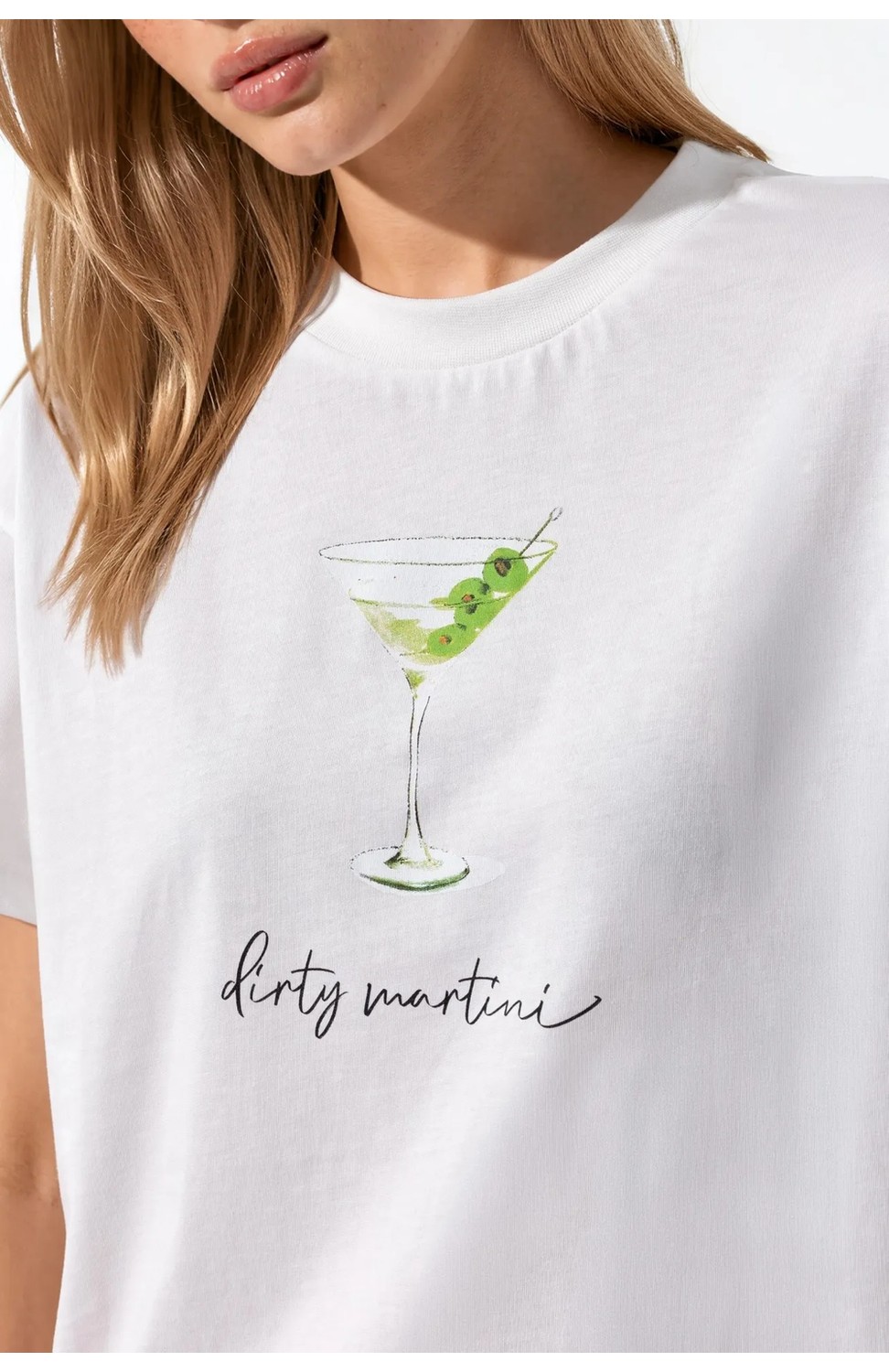 Hiccup Kadınlar Baskı Detaylı Regular Fit Bisiklet Yakalı %100 Pamuklu T-shirt Buz Mavisi görsel 4
