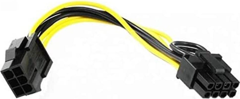 Aesco Alfais 4295 Pcie 8 Pin (6+2) Pci-E Ekran Kartı Power Güç Çevirici Dönüştürücü Adaptör