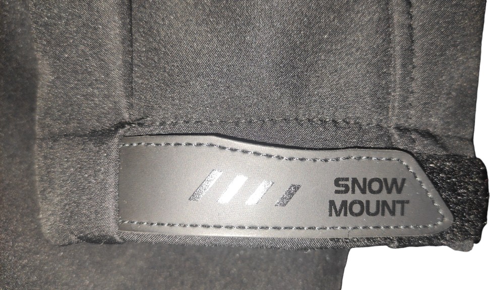 Snowmount Siyah Renk Trail Softshell Su İtici Rüzgar Geçirmez Kapüşonlu Ceket Mont görsel 3