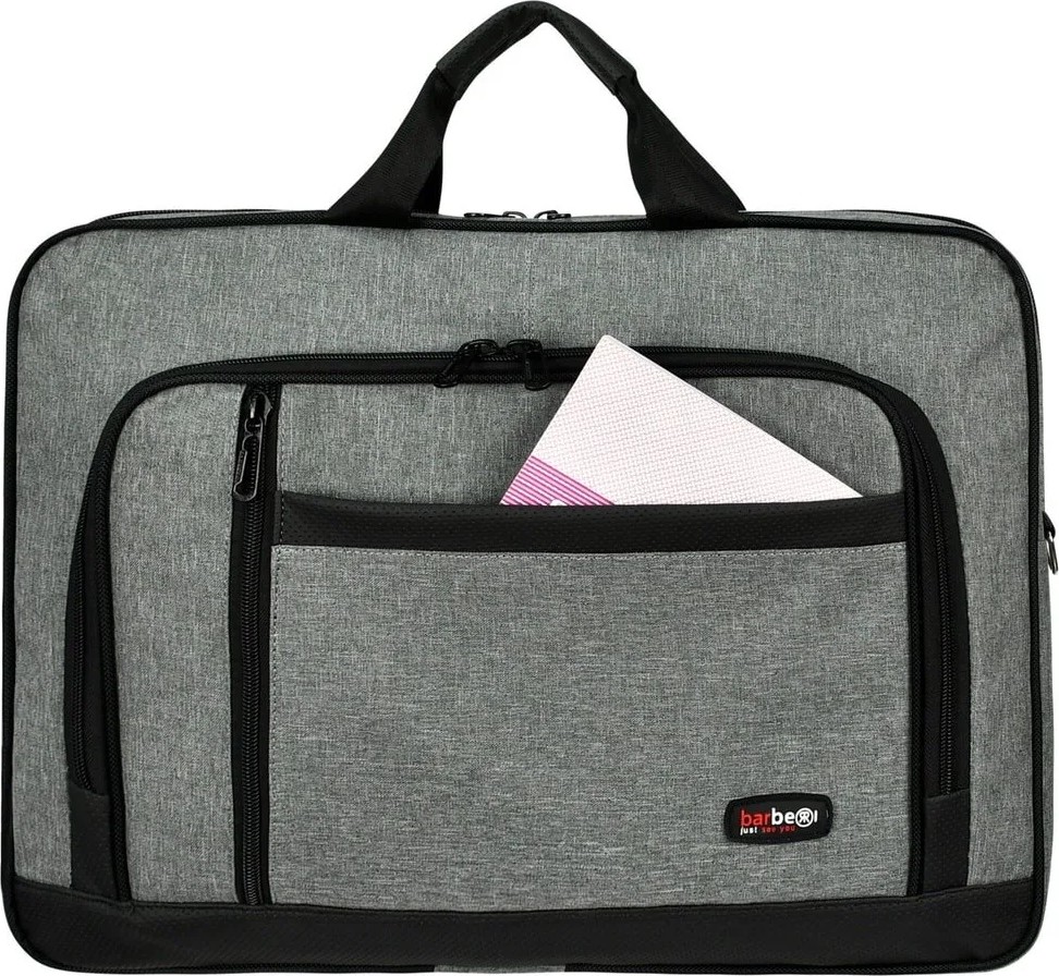 Galb Leather Unisex Gri 17.2 Inc Laptop & Evrak Cantasi