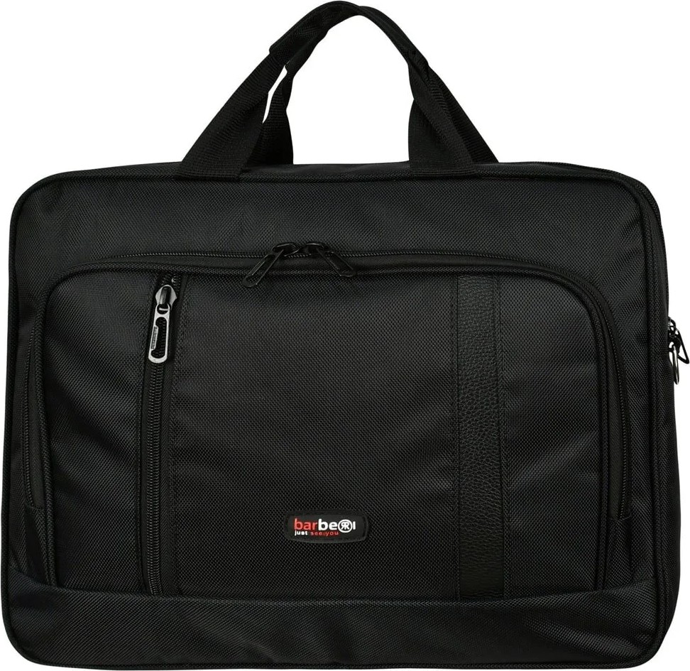 Galb Leather Unisex Siyah 16.5 Inc Laptop & Evrak Cantasi görsel 3