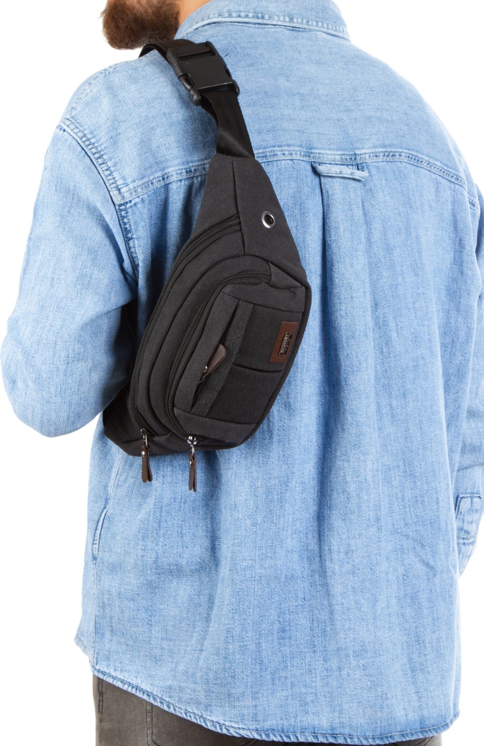 Newish Polo 816 Kanvas Bel Çantası Su Dayanıklı Özellikleriyle Şık ve Ergonomik Tasarım görsel 2