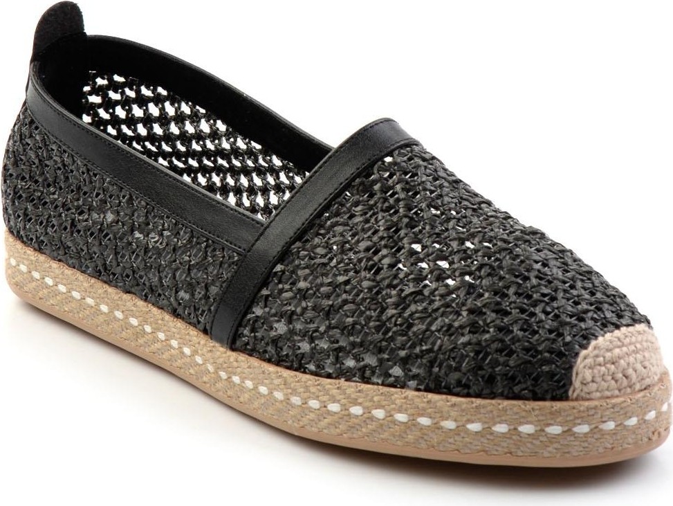 Bambi Siyah Kadın Espadril K01117090316 görsel 2