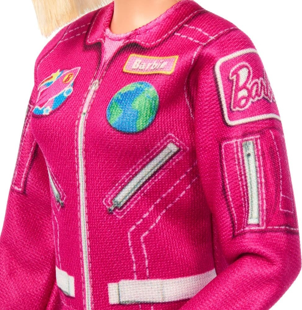Aesco Barbie Çıkarılabilir Pembe Uzay Kıyafeti, Ayakkabıları ve Kask Aksesuarıyla Barbie Kariyer Bebekleri Astronot Bebek, 2026 Yılının Kariyeri, JKF77 görsel 3