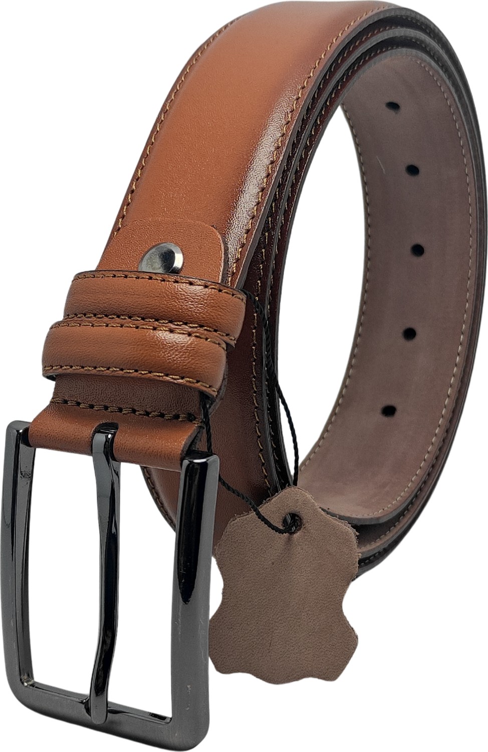 Genuıne Leather Eds Company Genuine Leather Company Eds Erkek SIYAH%100 Hakiki Deri Kemer