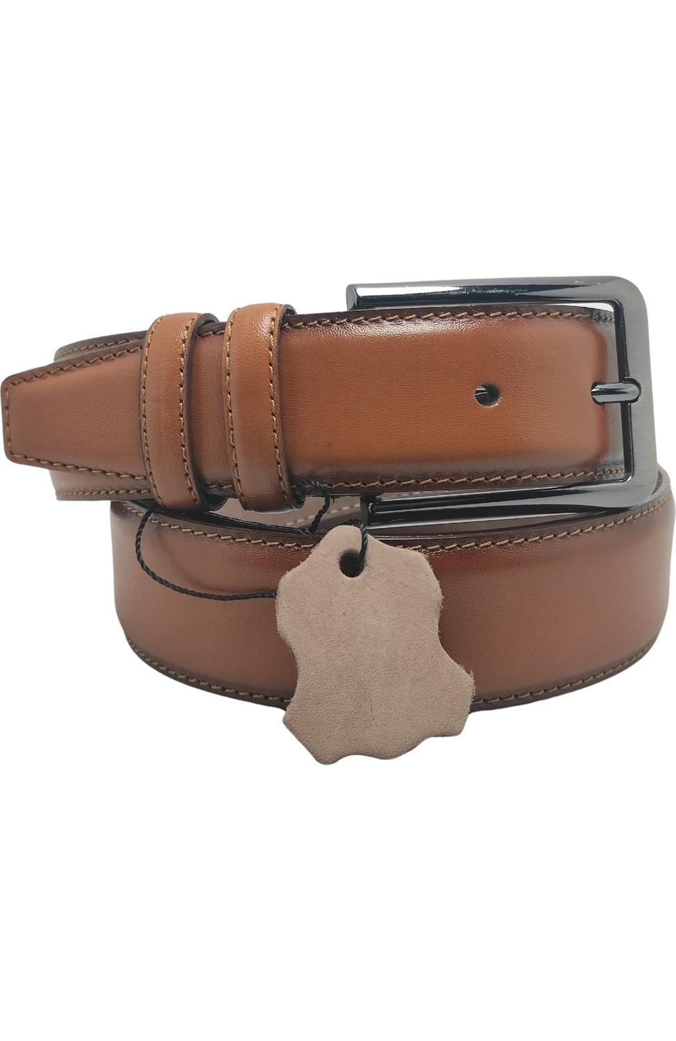 Genuıne Leather Eds Company Genuine Leather Company Eds Erkek SIYAH%100 Hakiki Deri Kemer görsel 2