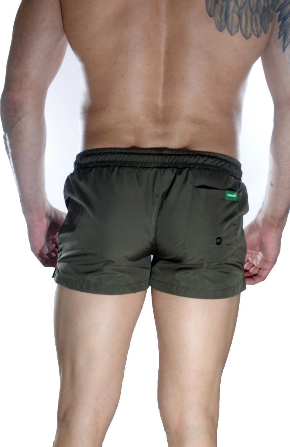 Hace Bazaar Modlive Erkek Yeşil Mini Mayo Short