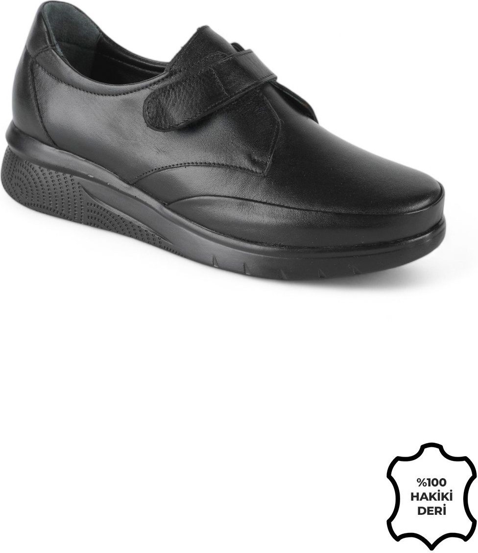 Ern Shoes Hakiki Deri Full Comfort Yumuşak Dokulu Casual Cırtlı Kadın Ayakkabı