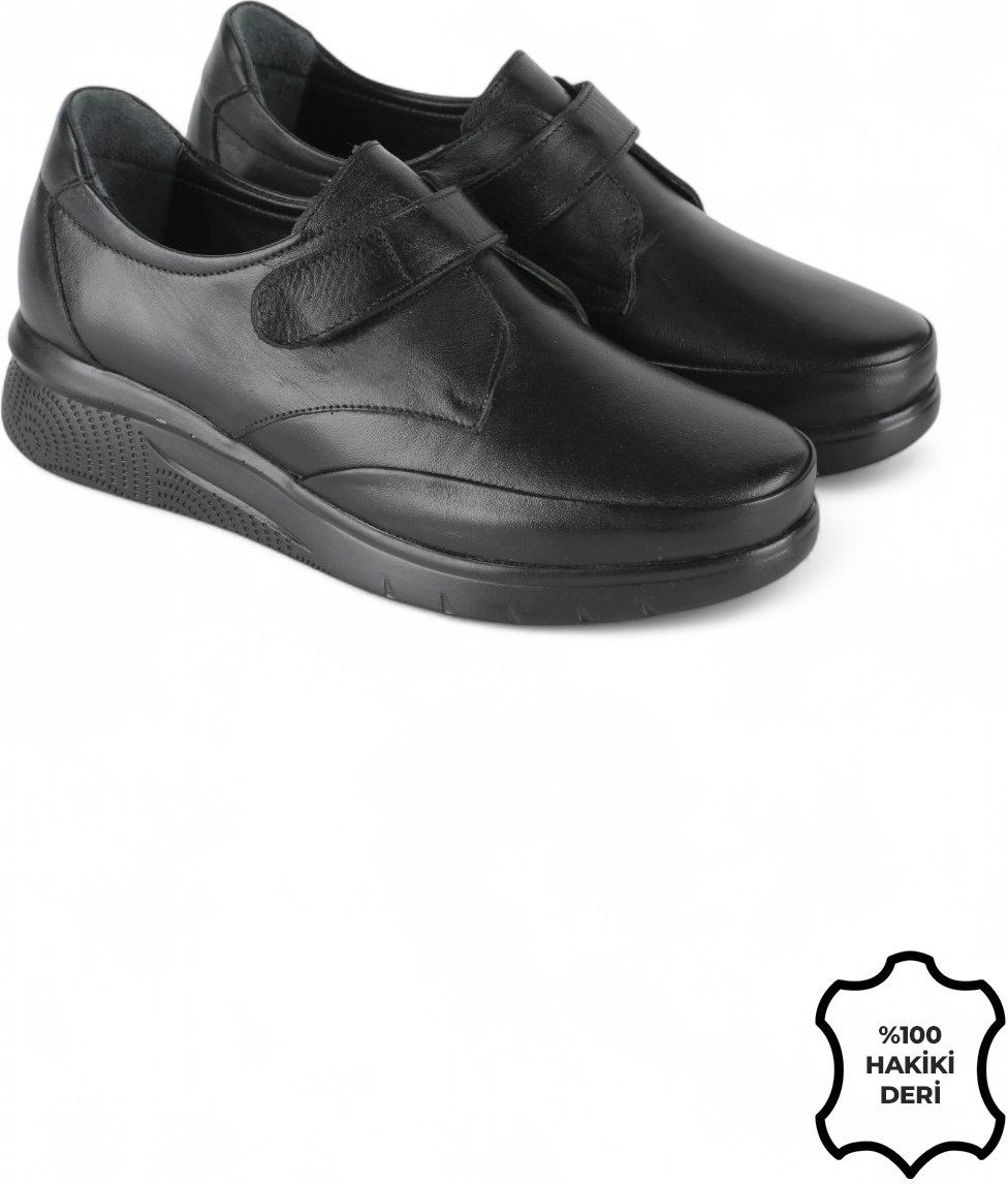 Ern Shoes Hakiki Deri Full Comfort Yumuşak Dokulu Casual Cırtlı Kadın Ayakkabı görsel 2