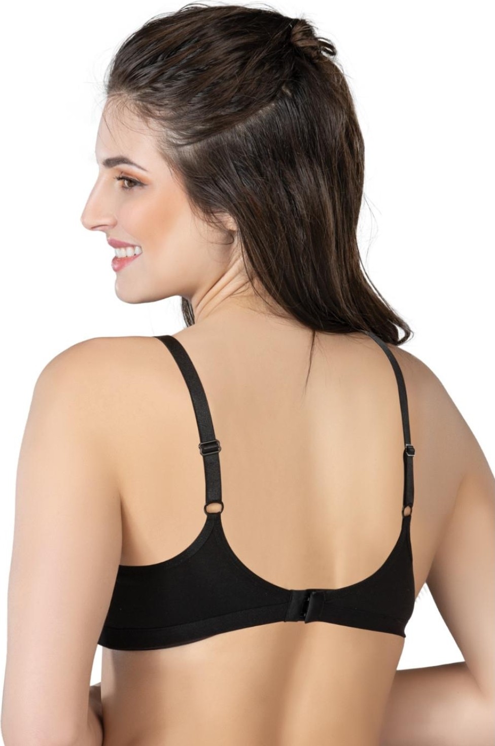Marsilyan Modlive Siyah Mı Emay 1421 Modal Cotton Emzirme Sütyen görsel 2