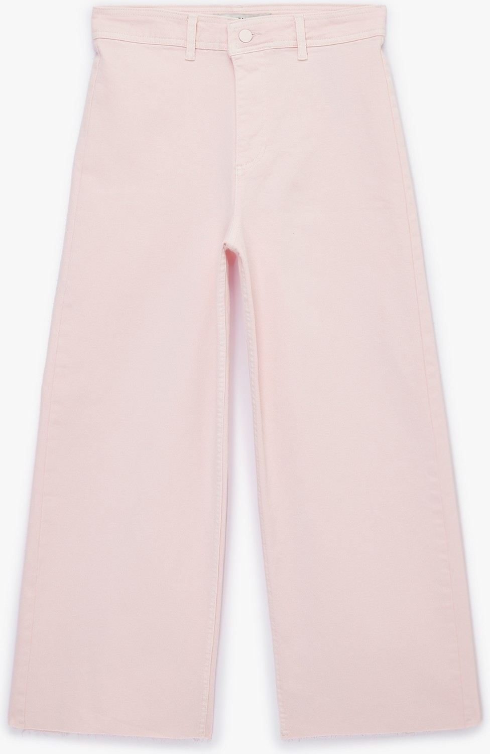 Koton Normal Bel Rahat Kalıp Kesik Paça Jean Pantolon - Culoette Jean