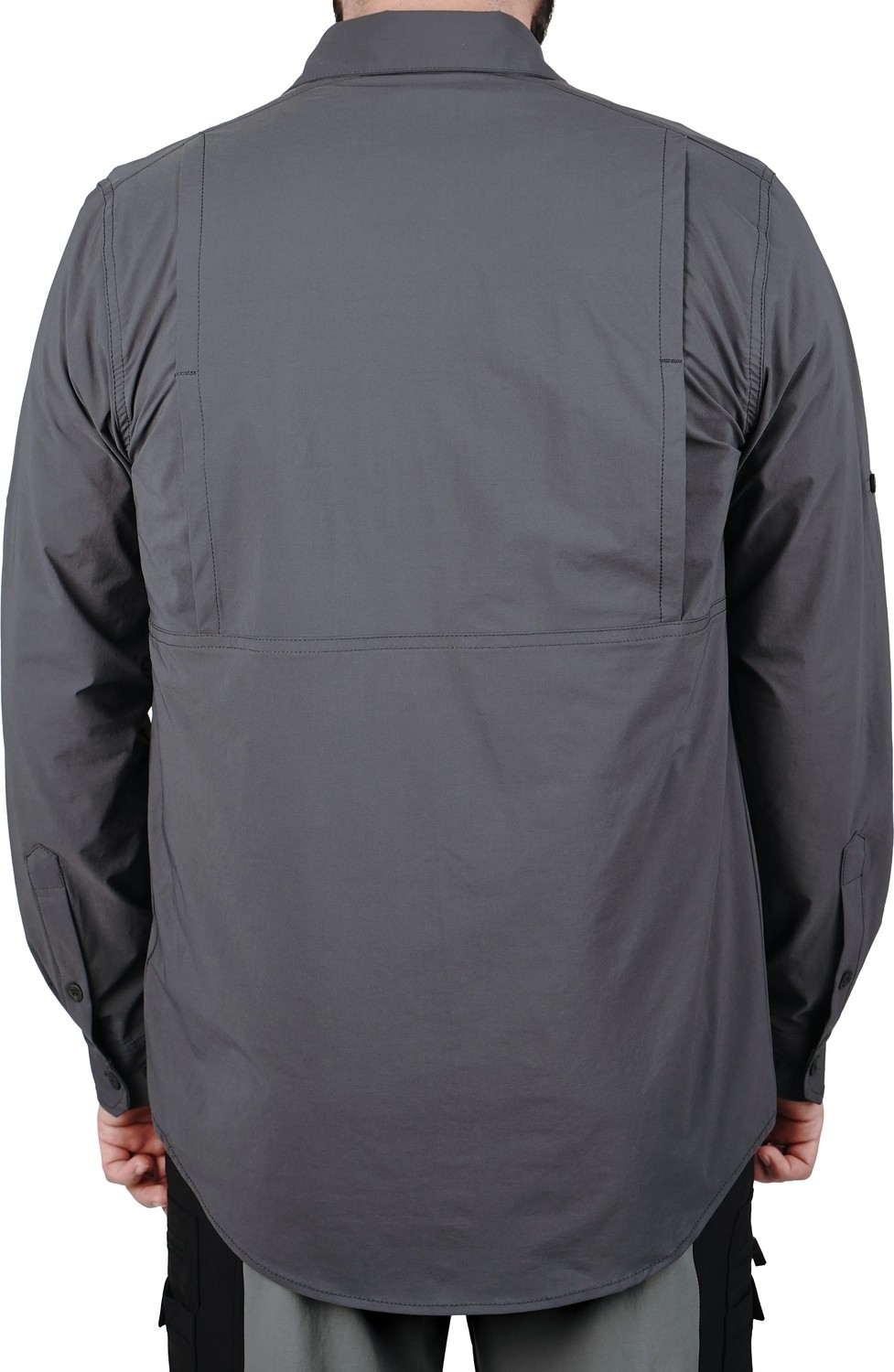 Snowmount Outdoor Erkek Mevsimlik Antrasit Renk Likralı Taktikal Gömlek görsel 2